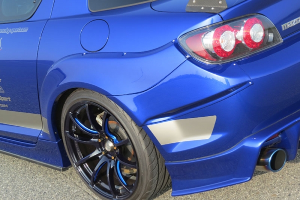LEG MOTER SPORT RX-8 SE3P クラブスポーツ リアフェンダー 後期用
