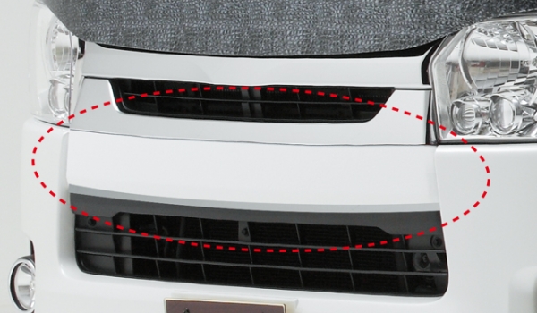 LEGANCE ハイエース 200系 標準ボディ 4型 ABSシリーズ フェイスカバー