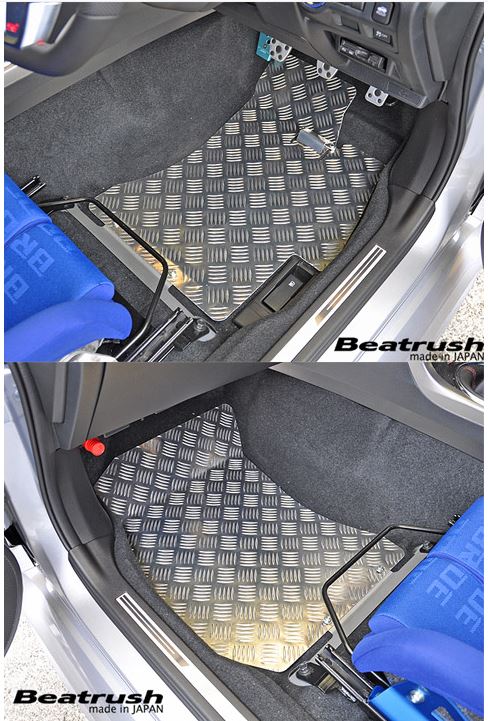 LAILE | Beatrush WRX STI VAB MT車専用 アルミフロアーパネル 運転席側＆助手席側セット
