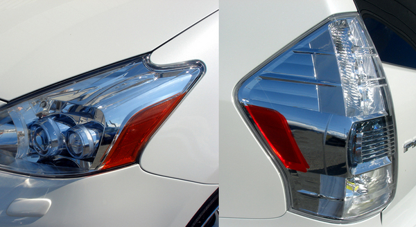 LX-MODE プリウスアルファ ZVW40/41 (2011.05～2014.10) LX USマーカーデカール(フロント/リアセット)