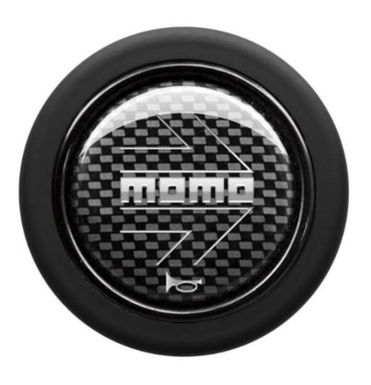 MOMO 【MOMO JAPAN正規品】ホーンボタン【アローカーボン】ARROW CARBON (センターリング付きモデル用)