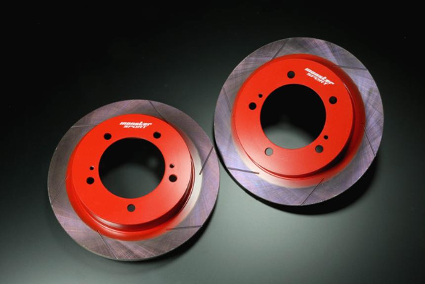 MONSTER SPORTS 新型ジムニー JB64W/ジムニーシエラ JB74W ブレーキディスクローター（スリット有）
