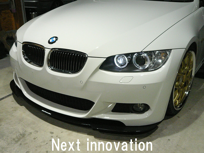 Next innovation BMW 3シリ－ズ E92/E93 Mスポ－ツ フロントアンダ－スポイラ－（アクリル製）