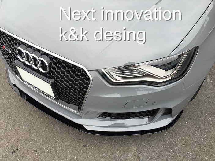 Next innovation AUDI RS3 フロントアンダ－スポイラ－（アクリル製）