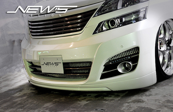 NEWS ヴェルファイア 20系 前期 ver.2 Front Bumper Spoiler