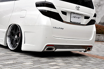 NEWS ヴェルファイア 20系 後期 Euro Spartan style リアバンパー