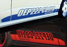 Okada Enterprise ハイエース 200系 サイドステッカー