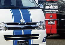 Okada Enterprise ハイエース 200系 ストライプ
