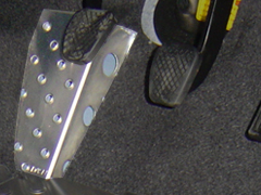 OKUYAMA CARBING フィット GK5 ドライバーフットレスト アルミ製 5MT専用