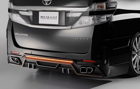 ROJAM ヴェルファイア 20系 リアバンパーVer2専用 ディフューザー