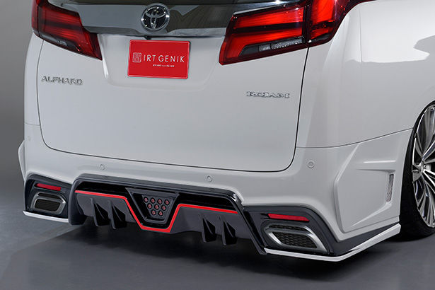 ROJAM アルファード 30系 後期 ROJAM フェンダーミラーカバー