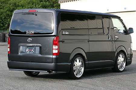 RANDO 200系 ハイエース 前期 標準ボディー 乱人 REAR BUMPER SPOILER（バンパー交換タイプ）