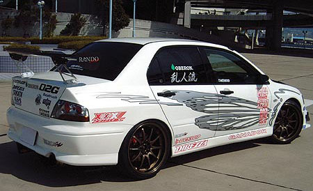 RANDO LANCER EV.08 乱人流 SPORTS CARBON 3D-GT WING 取付ベースマウント (CARBON)