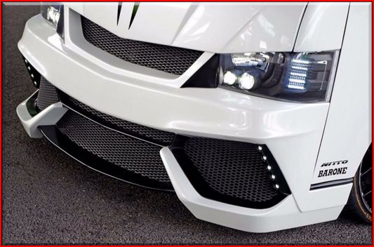 S.A.D CUSTOM JAPAN ハイエース 200系 4型 標準ボディ フロントバンパー