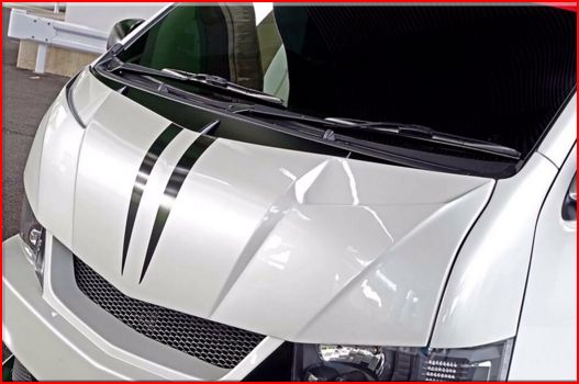 S.A.D CUSTOM JAPAN ハイエース 200系 4型 標準ボディ スティンガーフェイスキット