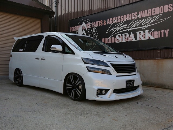 SIXTH SENSE ヴェルファイア 前期 Zグレード用 エアロSEVEN フロントリップガーニッシュ