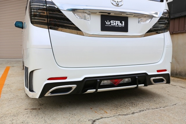 SIXTH SENSE ヴェルファイア 20 前期後期共通 JOULE リアバンパースポイラー Ver 3