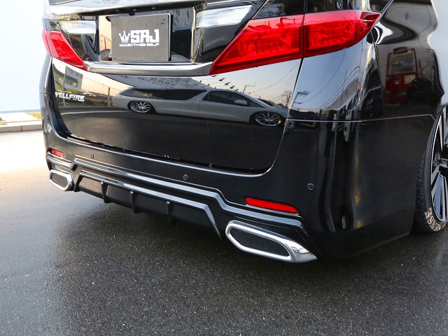 SIXTH SENSE ヴェルファイア 20系 後期 Zグレード SEVENリアアンダーガーニッシュ メーカー塗装済