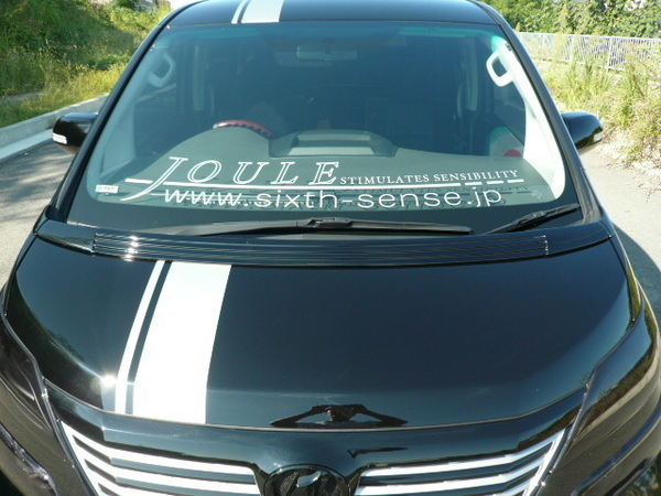 SIXTH SENSE ヴェルファイア 前期後期共通 ボンネットスポイラー 3ピース