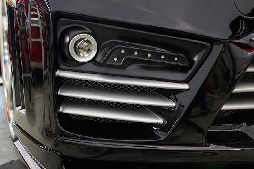 SIXTH SENSE ヴェルファイア 前期 JOULEバンパー専用 54φプロジェクターフォグランプ&LEDデイライトキット