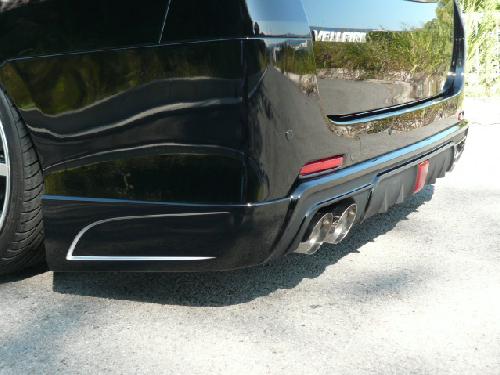 SIXTH SENSE ヴェルファイア 前期後期共通 JOULEハーフエアロ用 4本出しマフラー