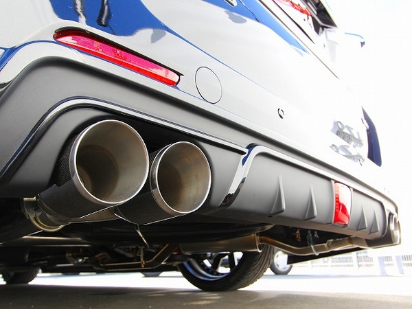 SIXTH SENSE ヴェルファイア JOULE エアロ用4本出しマフラー (カーボンハス切り)　