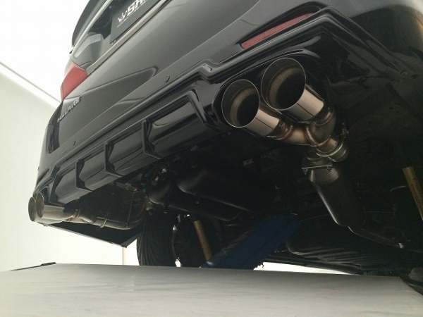 SIXTH SENSE ヴェルファイア 20系 左右出し4本出しマフラー ショートタイプ