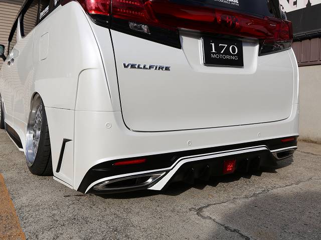 SIXTH SENSE アルファード 30 後期 ジュール リアバンパースポイラー Ver1