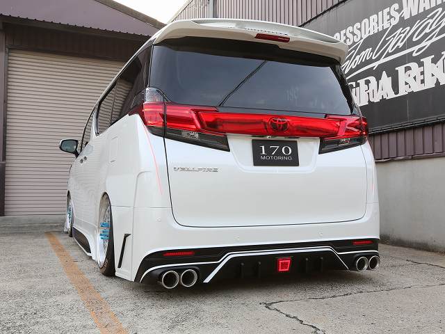 SIXTH SENSE アルファード 30 後期 ジュールリアバンパースポイラーVer2