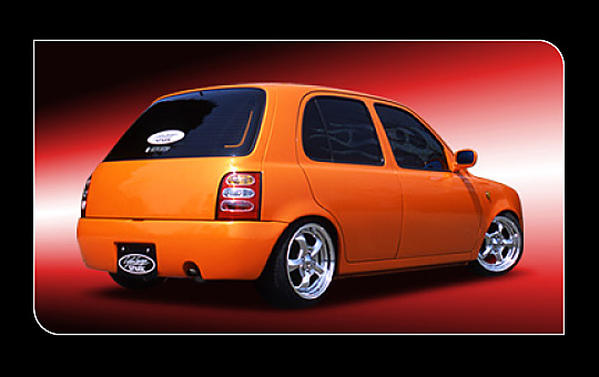 SIXTH SENSE MARCH K11 前期 マフラー開口部カバー