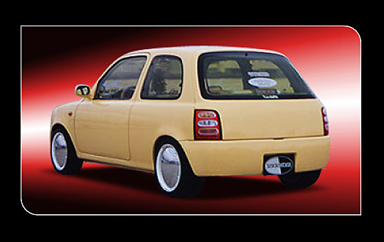 SIXTH SENSE MARCH K11(中.後期) マフラー開口部カバー