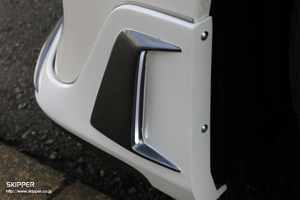 SKIPPER SKIPPER ヴェルファイア後期(ANH・GGH2#W) フロントハ－フスポイラ－（Zグレード専用） LEDエディション