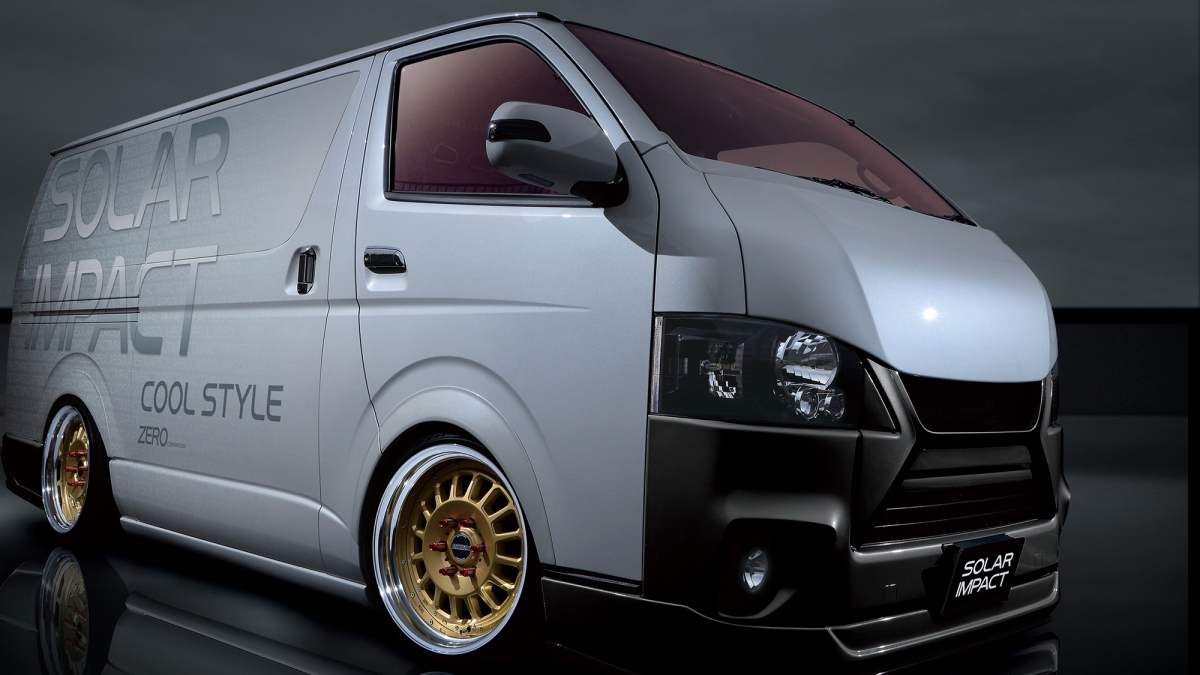 SOLARIMPACT ハイエース KDH200 標準ボディ (H29/12～) BAS(ブレーキアシストセンサー)対応 フロントガラス