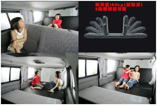 SHINKE キャラバンGXライダーロング専用ダブルリクライニング 車中泊 ベッドキット