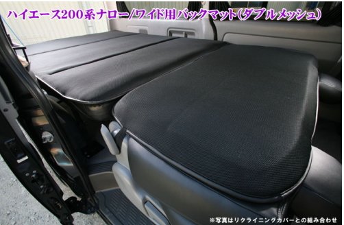 SHINKE ハイエース 200系 標準ボディ専用 バックマット