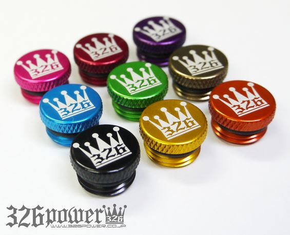 326 POWER 【王冠】326ナット キャップ 4個1セット