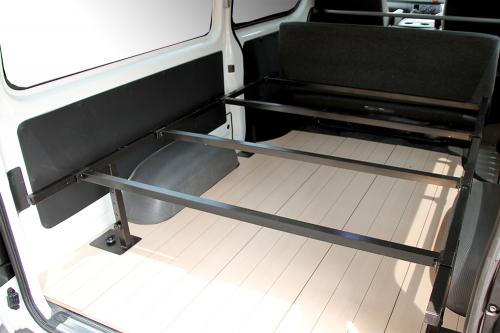 Shokusya.com ハイエース 200系 DX 標準ボディ 車中泊 ベッドキット補強バー(1本)