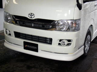 SHORIN ハイエース 200系/レジアスエース 200系 FRONT HALF SPOILER TYPE2