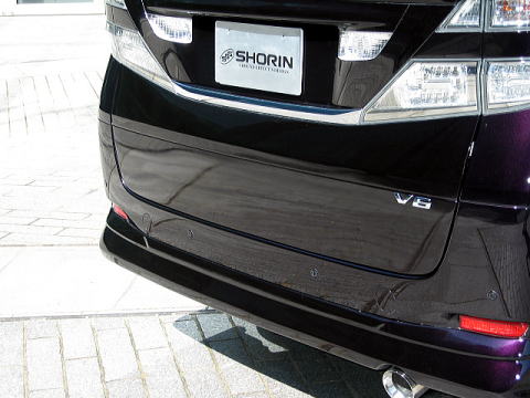 SHORIN ヴェルファイア REAR GATE GARNISH