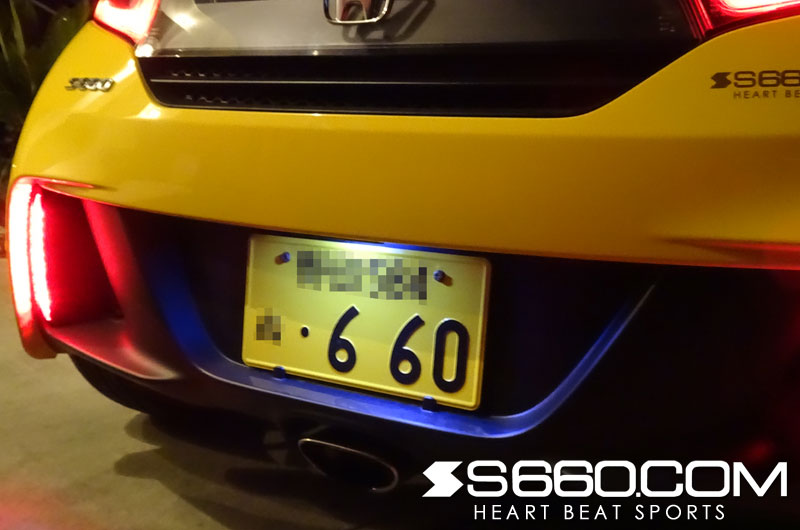 S660.com S660 SPIDER　高輝度LEDライセンスバルブ[T10×1]