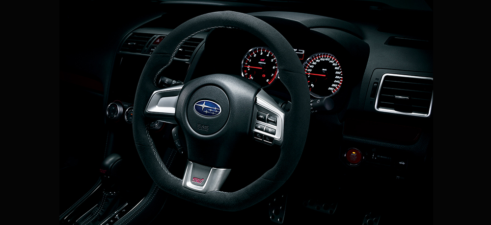 SUBARU Sti レヴォーグ VM ステアリングホイール（ウルトラスエード）