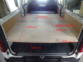 SUNBOX ハイエース 200系 標準ボディ DX 5ドア/4ドア兼用 6席用(2列目シート有) 1段ベッドキッド