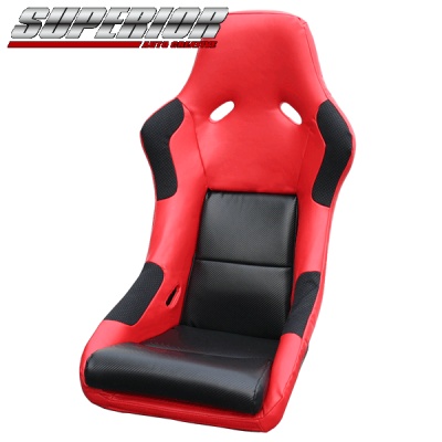 SUPERIOR RECARO レカロ SPGN カーボンルックシートカバー レッド 