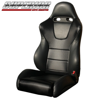 SUPERIOR RECARO レカロ SPORT JC用 カーボンルックシートカバー ブラック 