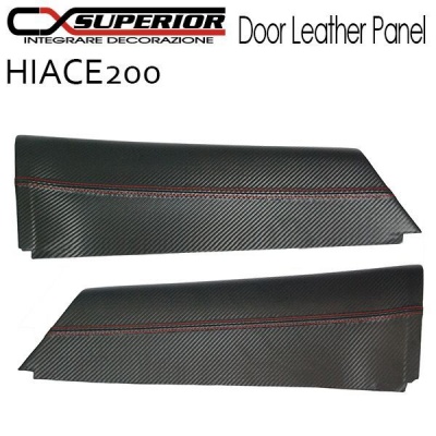 SUPERIOR CX SUPERIOR ドアレザーパネル ハイエース200 フロントドアセット