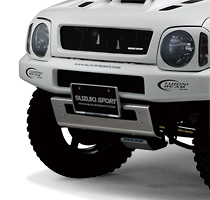 SUZUKI SPORT ジムニー アルミ スキッドプレート Type2 (ｱﾙﾏｲﾄ仕上げ)画像のﾃﾞﾌｶﾞ-ﾄﾞは含まれません