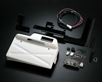 SUZUKI SPORT ジムニーJB23W　2～6型 ナンバー移動キット(ﾘﾔｳﾚﾀﾝﾊﾞﾝﾊﾟ- 4TM36-C10)装着車専用(FRP)製・白ｹﾞﾙｺ-ﾄ仕上げ