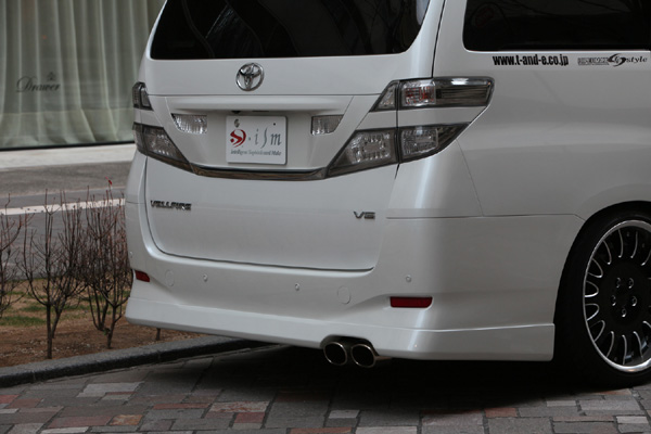 T&E VERTEX ヴェルファイア AＮH/GGH20・25W) ism オールステン　１本出しデュアルマフラー　スポーツ 