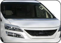 TAKEROS ヴェルファイア　ボンネットスポイラー 3ピース