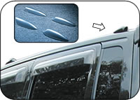 TAKEROS WAGON-R MC系 ルーフレールレスカバー (4ピース)